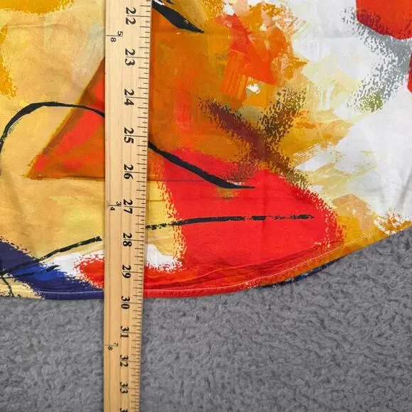 Robert Graham Shirt Mens L Multicolor Abstract Japanese Art Floral Dragon Accent - Picture 7 of 8